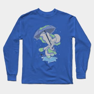 Splish Splash (Green) Long Sleeve T-Shirt